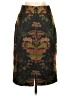 CAbi Print Green Formal Skirt Size 2 - photo 2