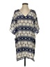 Amanda Uprichard 100% Silk Blue Poncho Size S - photo 1