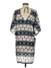 Amanda Uprichard 100% Silk Blue Poncho Size S - photo 2