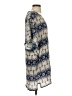 Amanda Uprichard 100% Silk Blue Poncho Size S - photo 4