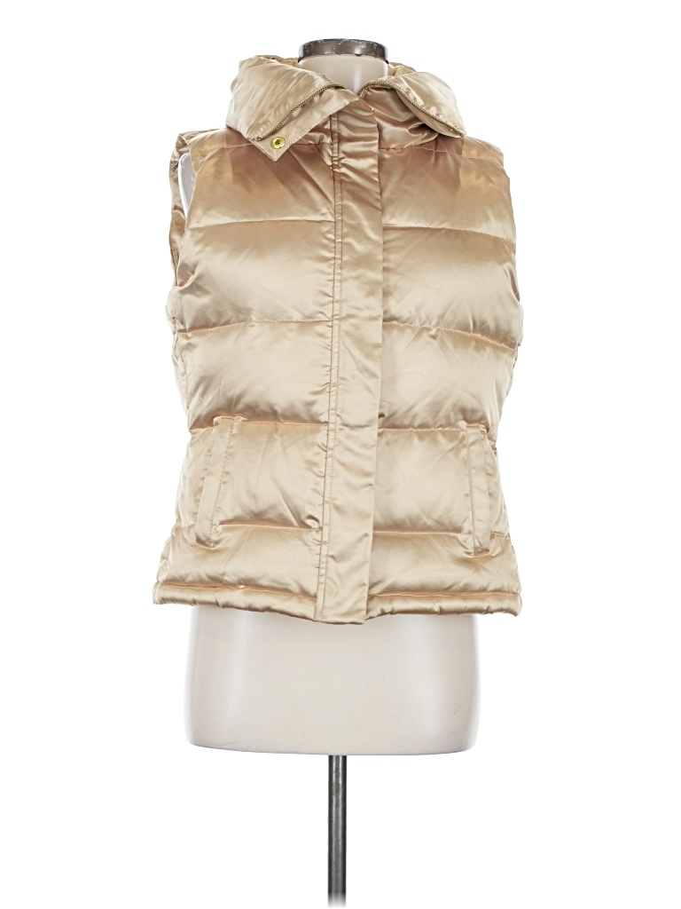 Pre-owned Talbots Vest In Gold