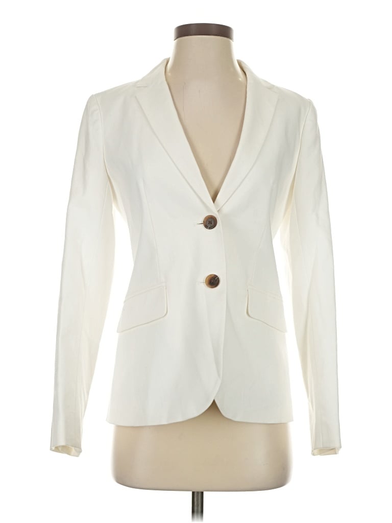 Pre-owned Jcrew Blazer Jacket In White