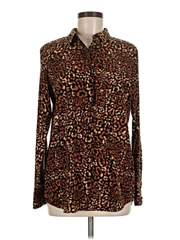Nine West Long Sleeve Blouse (view 1)