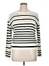 Love By Design Stripes Ivory Turtleneck Sweater Size XL - photo 1