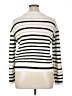Love By Design Stripes Ivory Turtleneck Sweater Size XL - photo 2