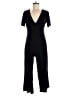 ASOS 100% Viscose Solid Black Jumpsuit Size 8 - photo 1