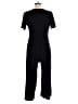 ASOS 100% Viscose Solid Black Jumpsuit Size 8 - photo 2