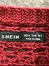 Shein 100% Acrylic Burgundy Pullover Sweater Size 6 - photo 7