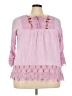 Unbranded Pink 3/4 Sleeve Blouse Size 5X - photo 1