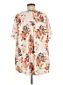 Torrid 100% Polyester Ivory Short Sleeve Blouse Size Med (00) - photo 2
