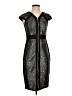 Jax Metallic Black Cocktail Dress Size 4 - photo 1