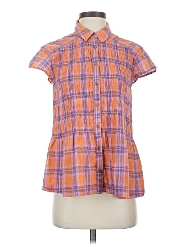Pilcro by Anthropologie Short Sleeve Button-Down Shirt (view 1)