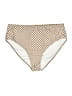 Unbranded Checkered-gingham Ivory Swimsuit Bottoms Size L - photo 1