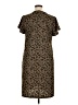 Cato Animal Print Brown Casual Dress Size 14 - 16 - photo 2