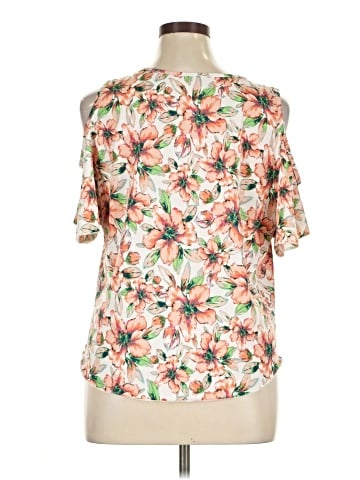 Rainbow Short Sleeve Blouse (view 2)