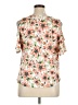 Rainbow Floral Pink Short Sleeve Blouse Size 1X - photo 2