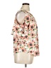Rainbow Floral Pink Short Sleeve Blouse Size 1X - photo 4