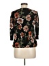 Ember Floral Black 3/4 Sleeve Blouse Size M - photo 2