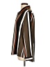 Unbranded 100% Polyester Stripes Brown Long Sleeve Blouse Size L - photo 5
