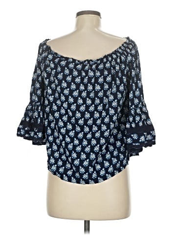 Solitaire 3/4 Sleeve Blouse (view 2)