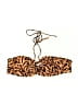 Hello Kitty Animal Print Orange Swimsuit Top Size M (estimated) - photo 1