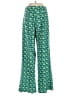 COSTES BASIC Print Green Casual Pants Size S - photo 2