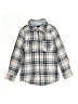 Did Too! 100% Cotton Plaid Gray Long Sleeve Button-Down Shirt Size 5 - 6 - photo 1