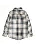 Did Too! 100% Cotton Plaid Gray Long Sleeve Button-Down Shirt Size 5 - 6 - photo 2
