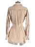 Mable Solid Tan Romper Size S - photo 2