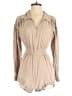 Mable Solid Tan Romper Size S - photo 1