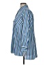 Liz & Me 100% Polyester Stripes Blue 3/4 Sleeve Blouse Size 0X - photo 5