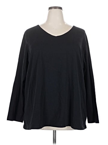 Lane Bryant Outlet 3/4 Sleeve T-Shirt (view 1)