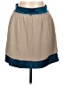 Love 21 100% Polyester Color Block Tan Casual Skirt Size L - photo 1