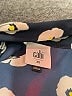 CAbi 100% Polyester Floral Blue 3/4 Sleeve Blouse Size XS - photo 7