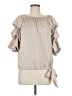MSK 100% Polyester Tan 3/4 Sleeve Blouse Size M - photo 1