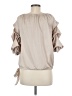 MSK 100% Polyester Tan 3/4 Sleeve Blouse Size M - photo 2