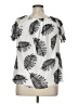 Annalese 100% Polyester Silver Short Sleeve Blouse Size XL - photo 2