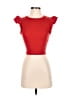 Zara Red Short Sleeve Top Size S - photo 1
