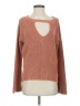 Express 100% Cotton Hearts Brown Pullover Sweater Size XS - photo 1