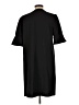 Unbranded Solid Black Casual Dress Size L - photo 2