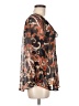 Charter Club 100% Polyester Orange 3/4 Sleeve Blouse Size M - photo 4