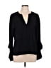 1.State 100% Polyester Black 3/4 Sleeve Blouse Size L - photo 1