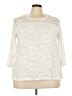 Suzanne Betro 100% Polyester Ivory Pullover Sweater Size 3X - photo 1