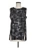 Athleta Floral Gray Sleeveless T-Shirt Size M - photo 1