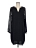 CAbi 100% Polyester Chevron-herringbone Black Casual Dress Size M - photo 1