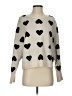 Express Hearts Ivory Pullover Sweater Size S - photo 1