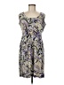 MICHAEL Michael Kors Paisley Gray Casual Dress Size M - photo 1