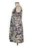 MICHAEL Michael Kors Paisley Gray Casual Dress Size M - photo 5