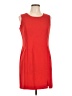 Unbranded Solid Red Cocktail Dress Size L (estimated) - photo 1