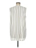 Ann Taylor Stripes Ivory Sleeveless Blouse Size M - photo 2
